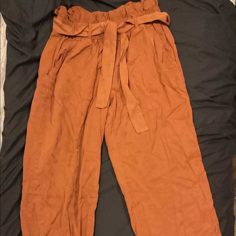 H&M Brown Flare Trousers
